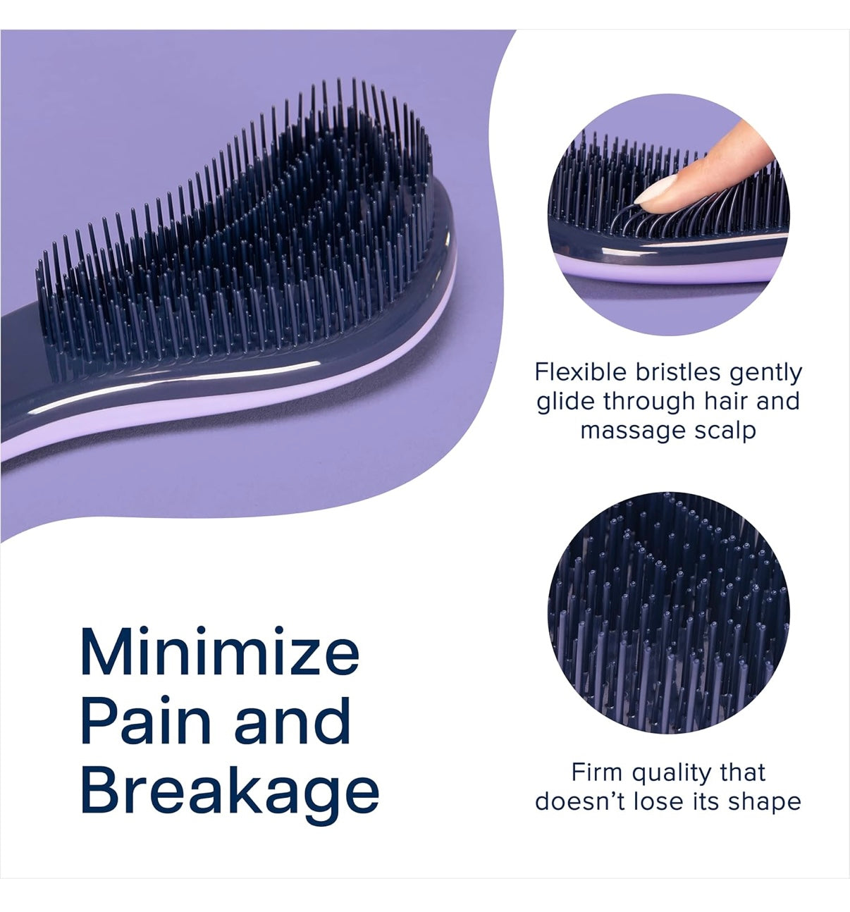 Shampoo Hair brush massage,com and hair brush
