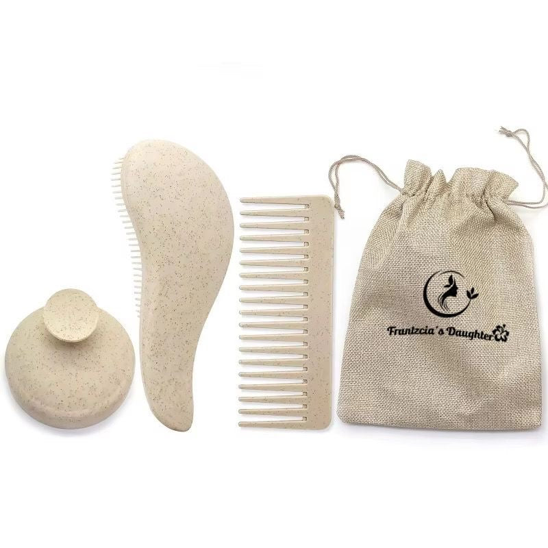 Shampoo Hair brush massage,com and hair brush