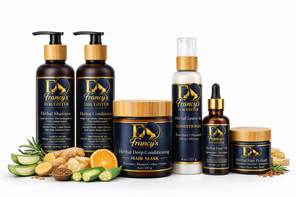 Francy’s Daughter Herbal Repair Set – Mask • Oil • Leave-In