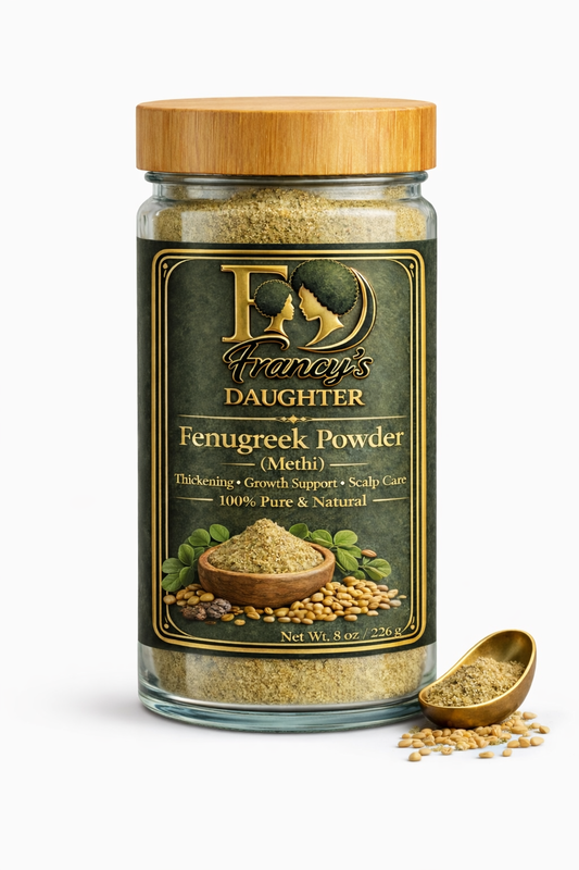 Francy’s Daughter Fenugreek Powder (Methi) – Hair Growth & Scalp Care (8 oz
