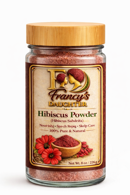 Francy’s Daughter Hibiscus Powder (Sorrel) – 100% Pure & Natural | 8 oz