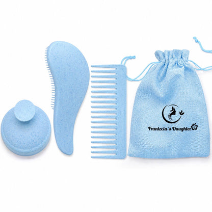 Francy Satin Bonnet & Detangle Set