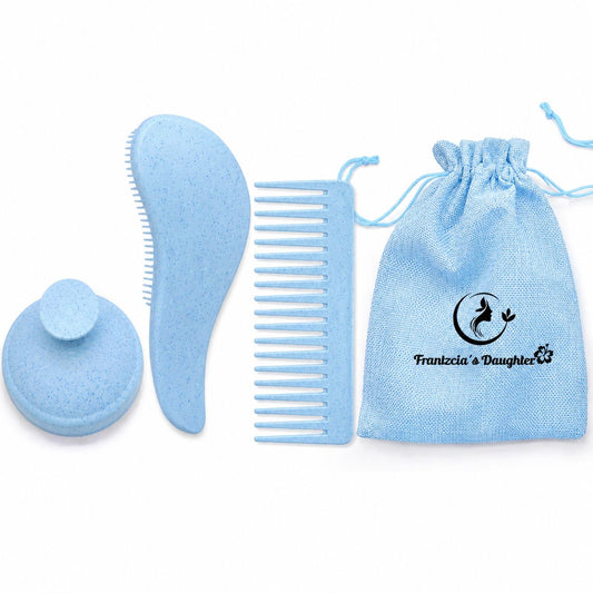 Francy Satin Bonnet & Detangle Set