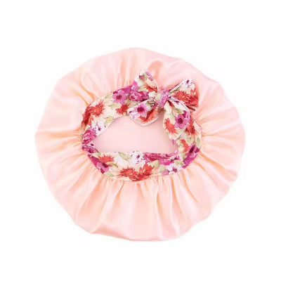 3 Pcs Sleep Bonnet satin kids