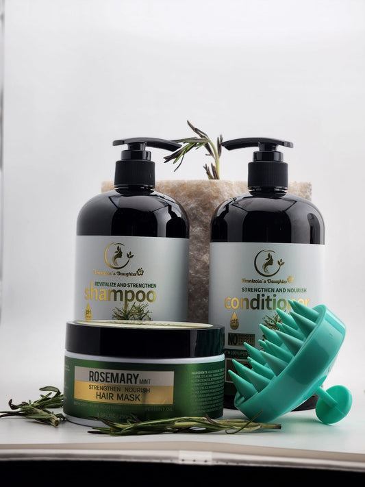 ROSEMARY AND MINT SET 3 SHAMPOO FOR HAIR LOSS